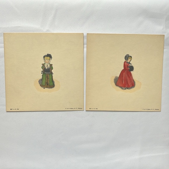 Kate Greenaway Vintage Print / Adorable Prints - Picture 4 of 4
